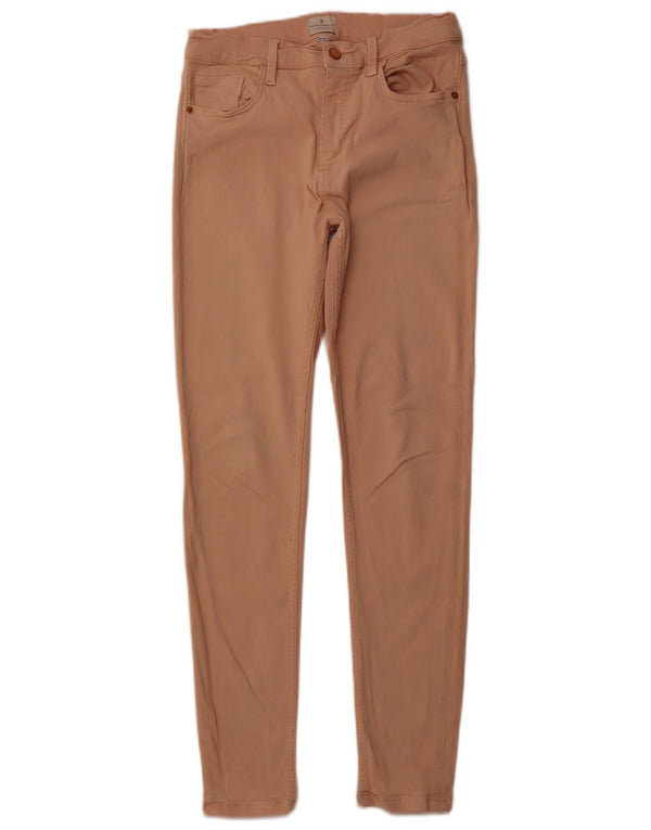 French Connection Blugi skinny pentru femei UK 12 Medium W30 L29 Pink Bumbac