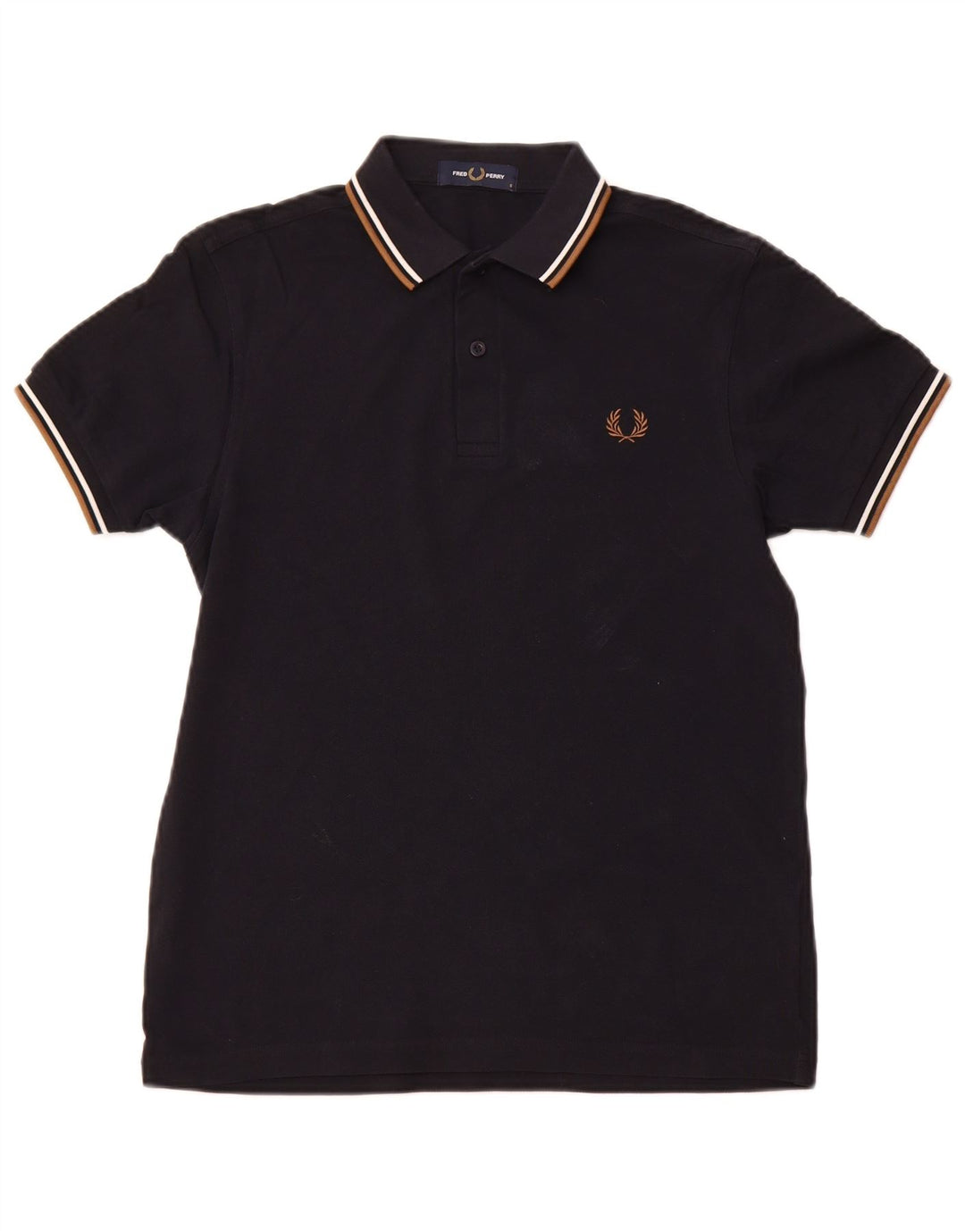 Cămașă polo FRED PERRY pentru bărbați, bumbac, albastru bleumarin