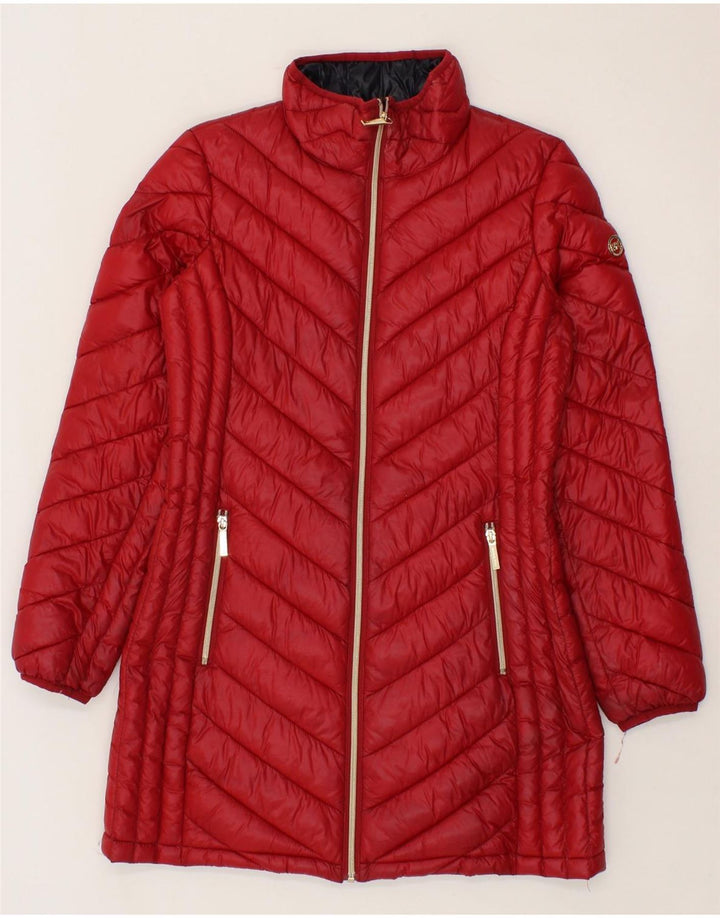 MICHAEL KORS Womens Padded Coat UK 10 Small Red Nylon Vintage Michael Kors and Second-Hand Michael Kors from Messina Hembry 
