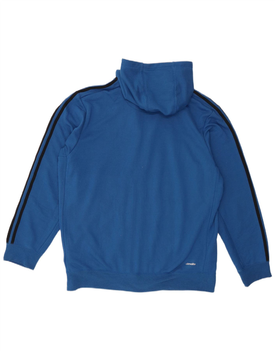 Pulover Adidas pentru bărbați, cu fermoar, XL, poliester, albastru