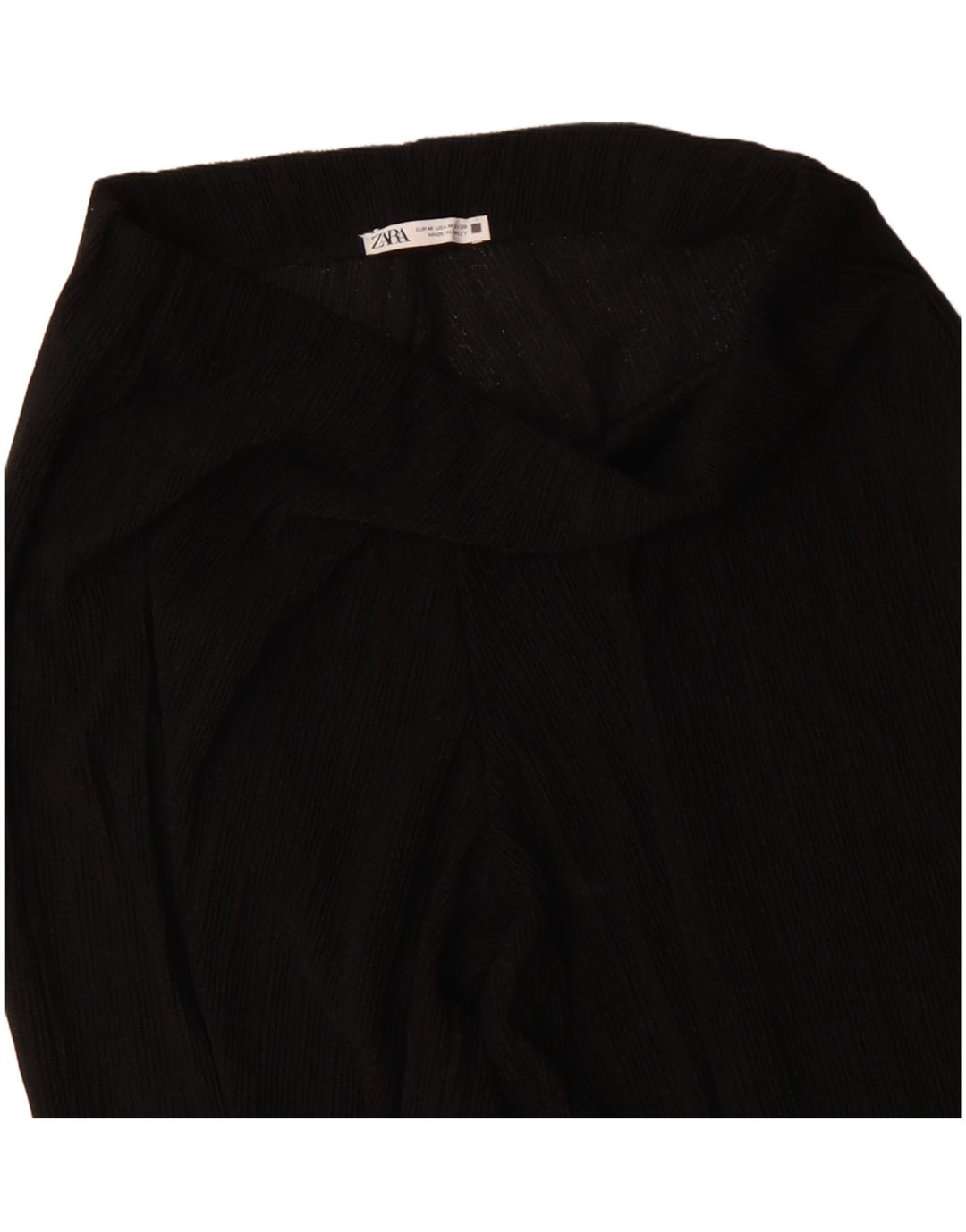 Pantaloni casual pentru femei ZARA L30 L27 Negru Poliester