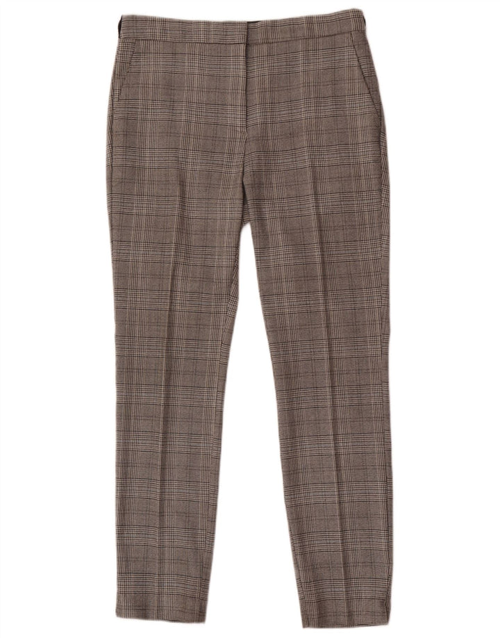 Pantaloni chino slim pentru femei Zara Mediu L28 L28 Gri Houndstooth