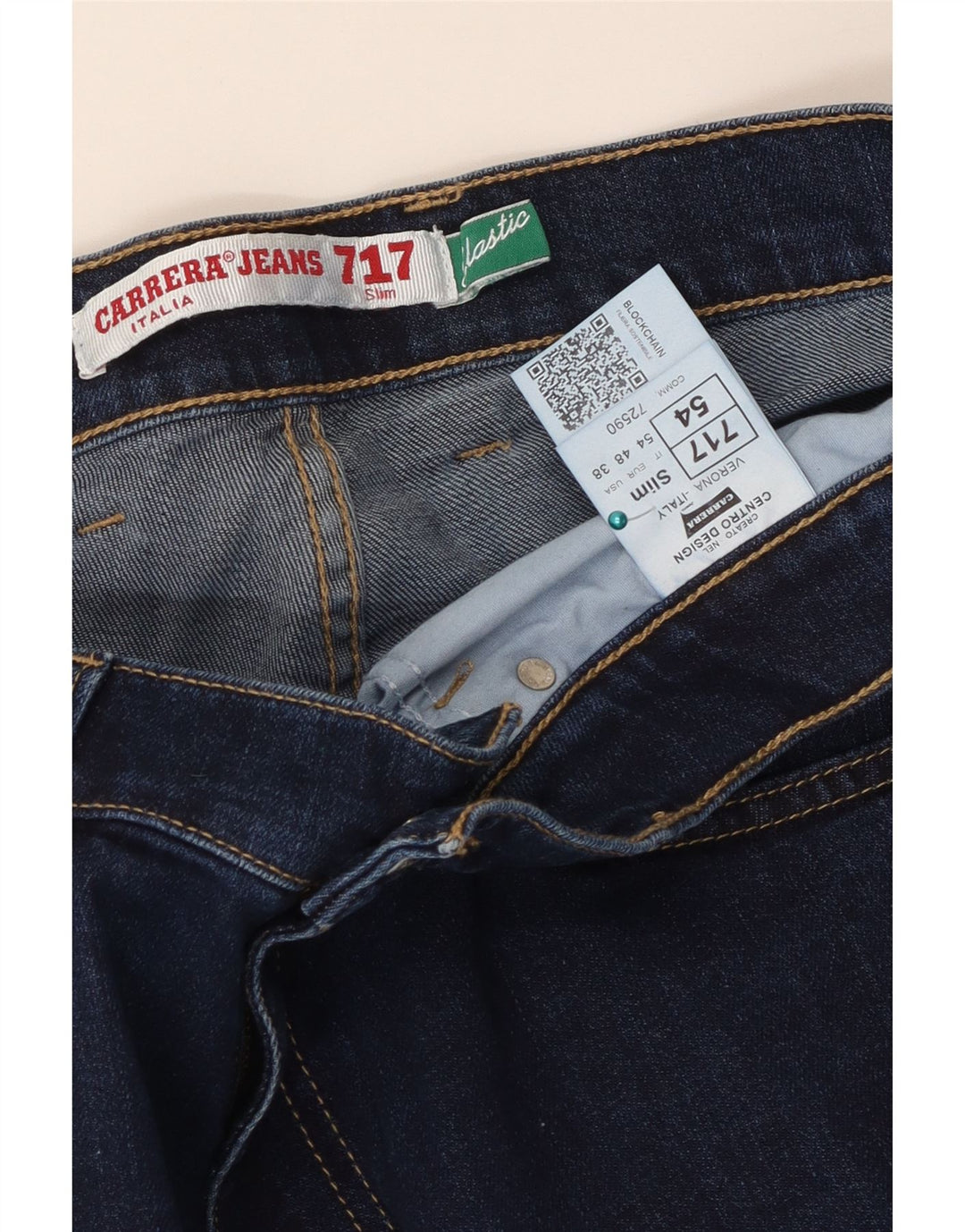 CARRERA Blugi 717 Slim pentru bărbați W38 L29 Bumbac bleumarin
