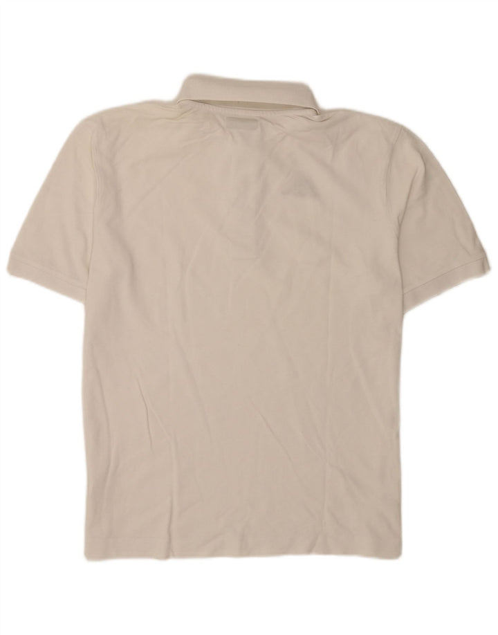 Cămașă polo pentru bărbați Kappa, mare, alb, bumbac