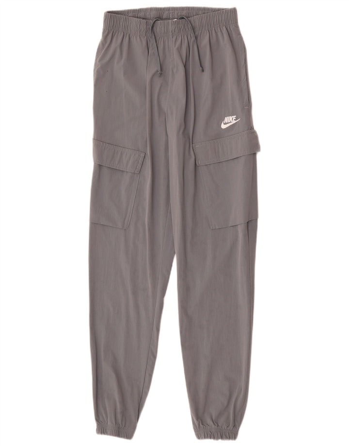 Pantaloni de trening cargo Nike pentru bărbați Pantaloni de jogging, nailon, gri mici