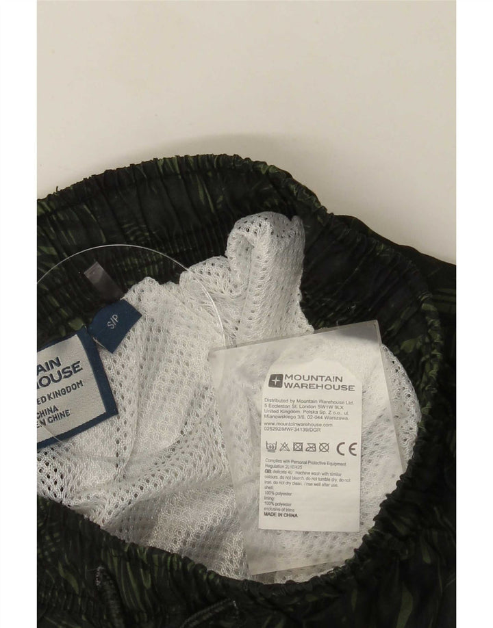 Pantaloni scurți de înot pentru bărbați Mountain Warehouse, poliester floral mic, verde