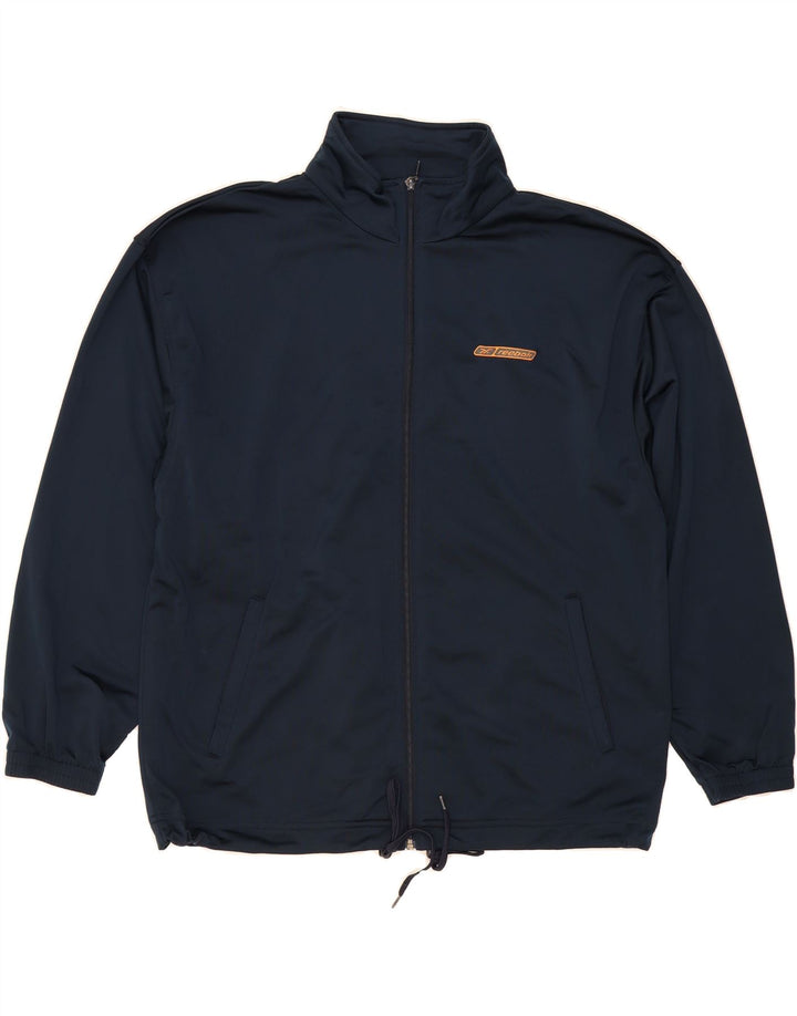 REEBOK Mens Graphic Full Tracksuit Medium  Navy Blue Polyester Vintage Reebok and Second-Hand Reebok from Messina Hembry 