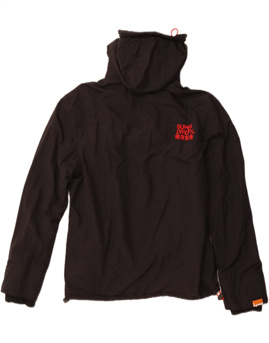 Jachetă de vânt cu glugă pentru bărbați SUPERDRY The Windcheater UK 40 Large Black