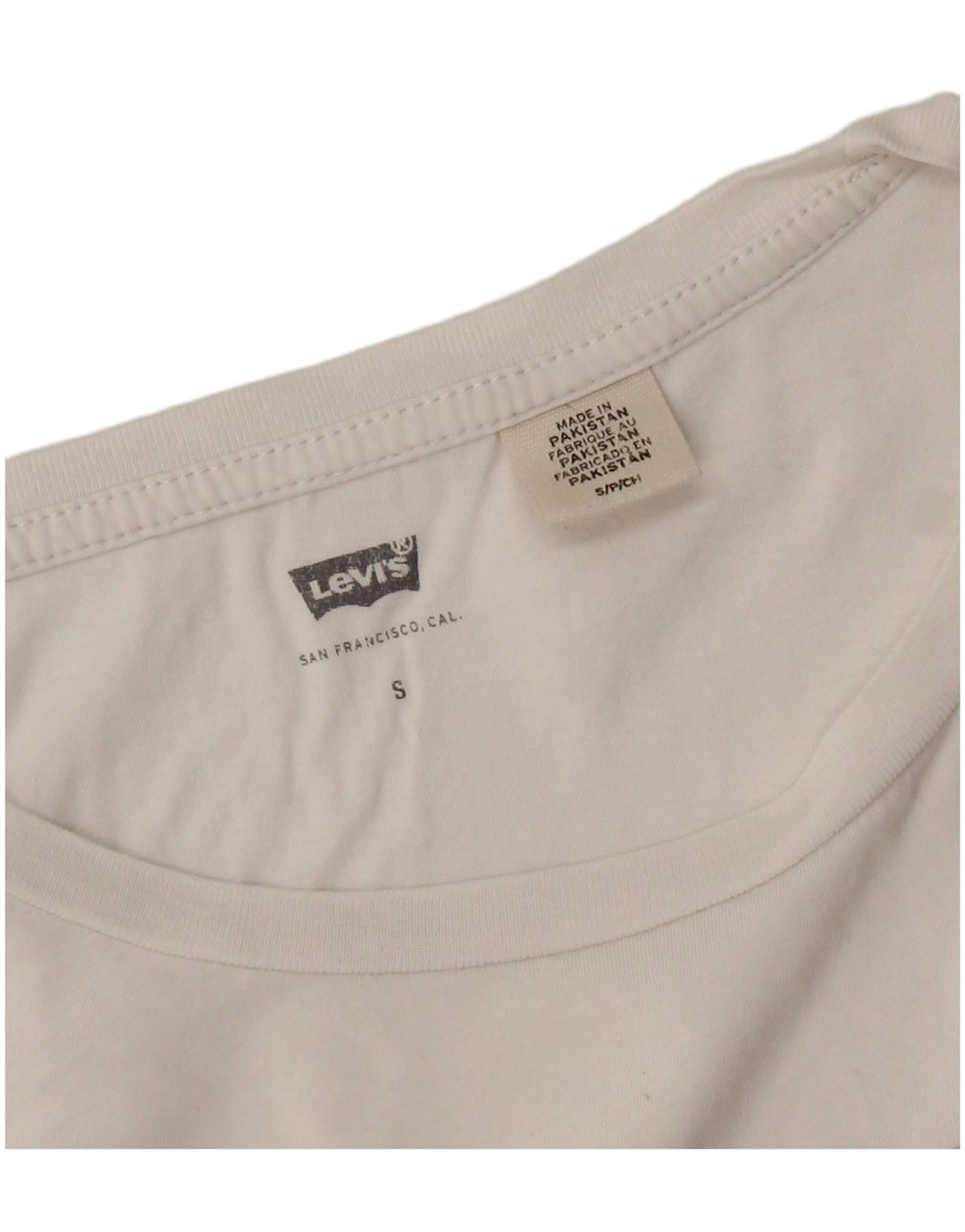 Tricou grafic LEVI'S pentru femei Top UK 10 Small White