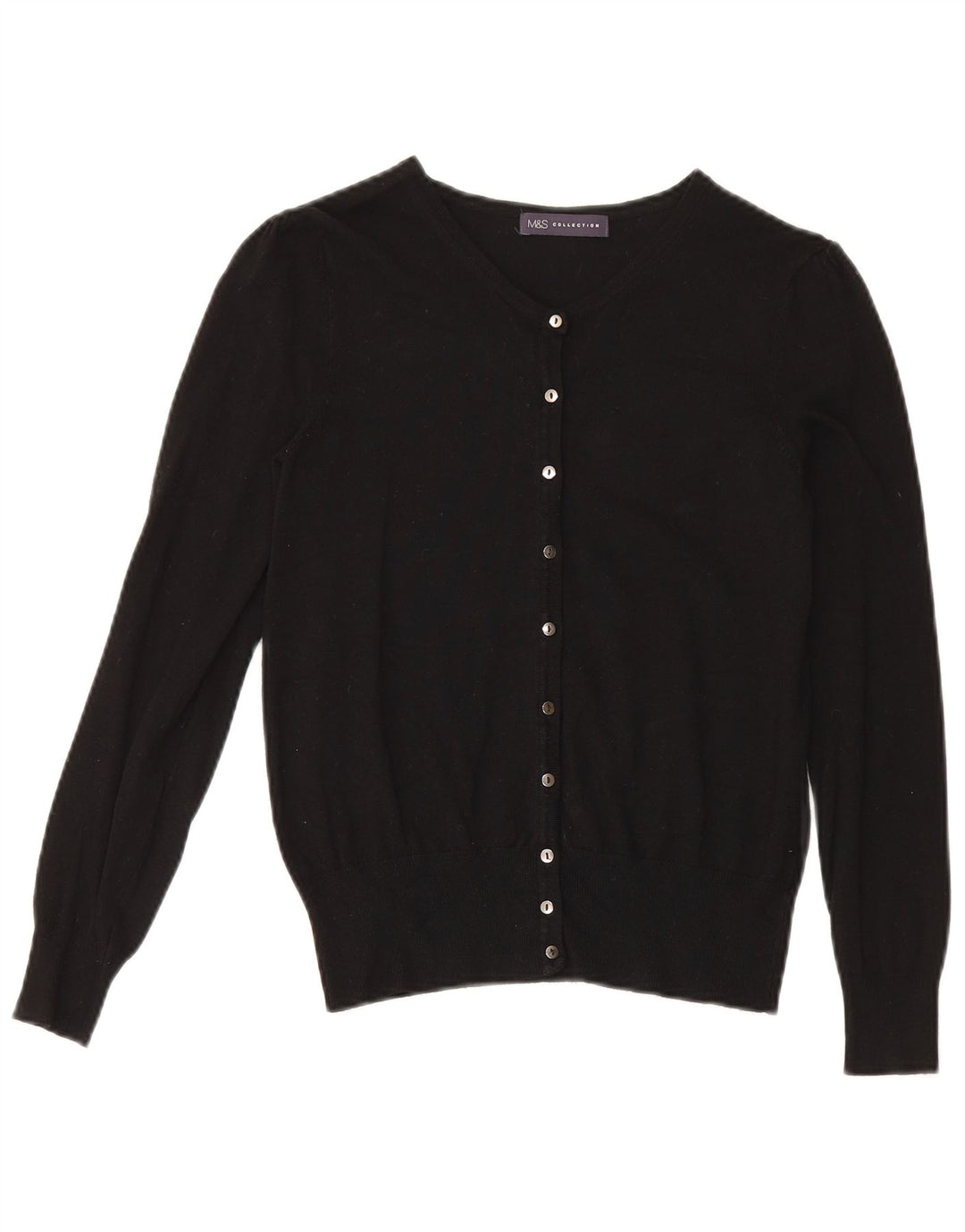Pulover cardigan pentru femei Marks & Spencer UK 10 Small Black