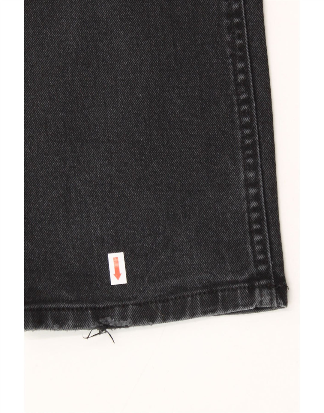 VINTAGE Womens Straight Jeans EU 40 Medium W31 L29 Black Cotton Vintage Vintage and Second-Hand Vintage from Messina Hembry 