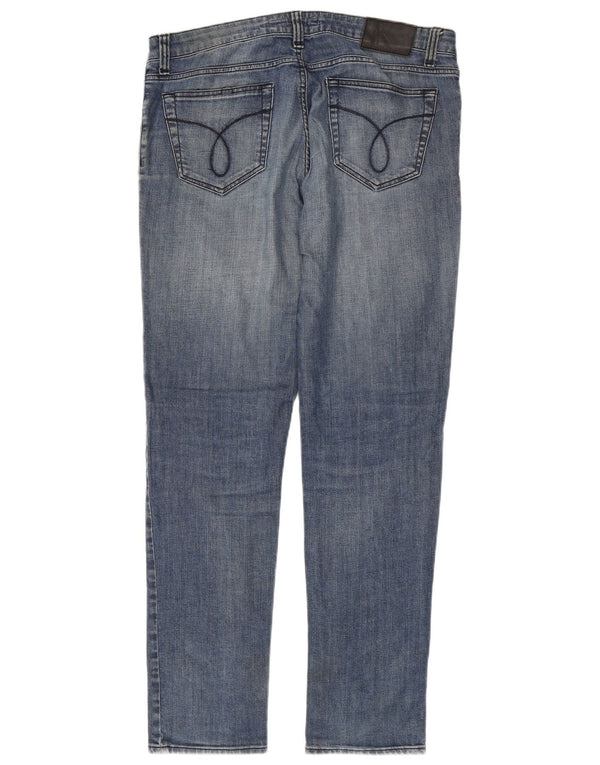 Blugi slim pentru bărbați Calvin Klein W34 L34 Bumbac albastru