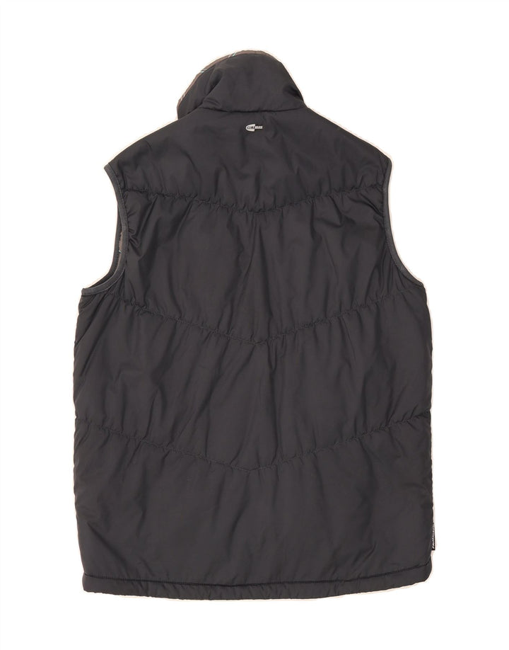 ADIDAS Womens Padded Gilet UK 12 Medium  Navy Blue Polyester Vintage Adidas and Second-Hand Adidas from Messina Hembry 