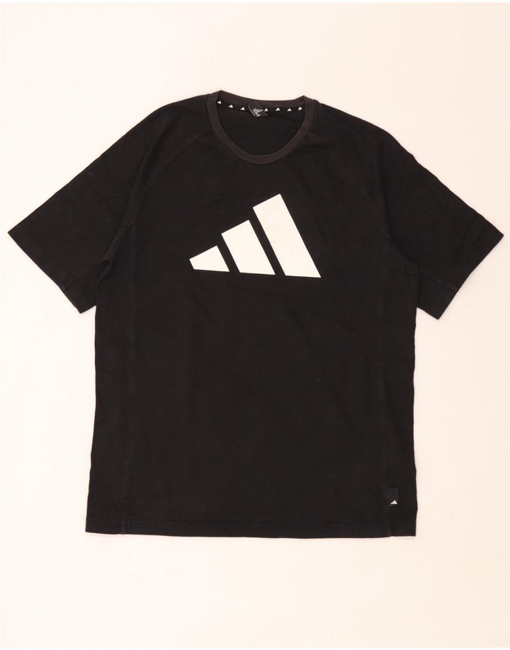 Tricou grafic pentru bărbați Adidas Top Mediu Negru