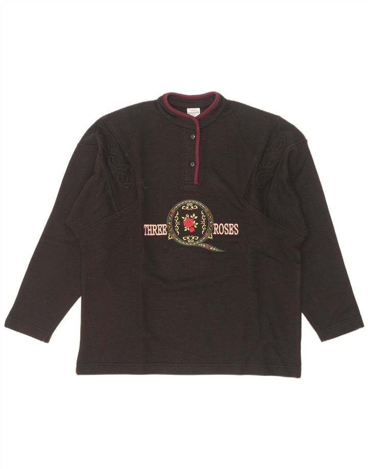 Pulover cu grafic supradimensionat pentru femei Campagnolo UK 16 mare negru
