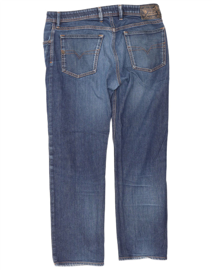 Diesel Bărbați Waykee Regular Straight Jeans W34 L28 Blue Bumbac