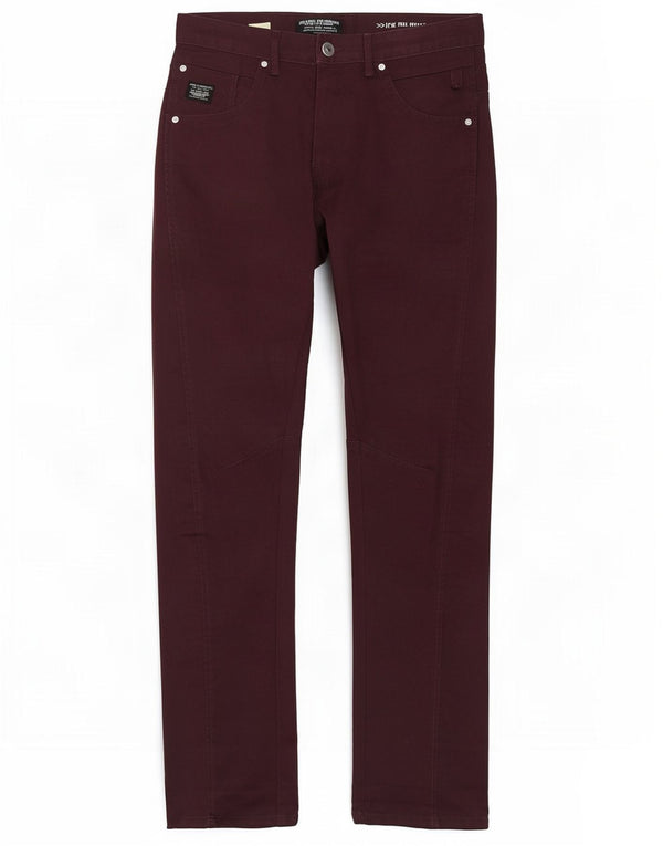 Pantaloni casual bărbați Jack & Jones Banana Slim L34 L33 Burgundy