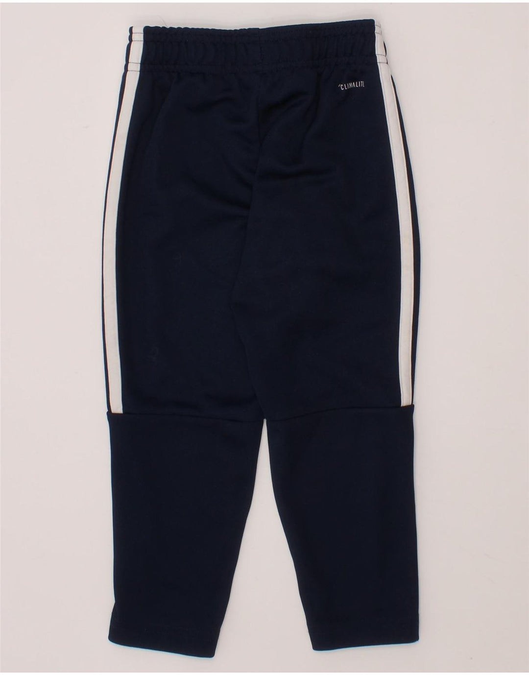 ADIDAS Boys Climalite Tracksuit Trousers 2-3 Years  Navy Blue Polyester Vintage Adidas and Second-Hand Adidas from Messina Hembry 