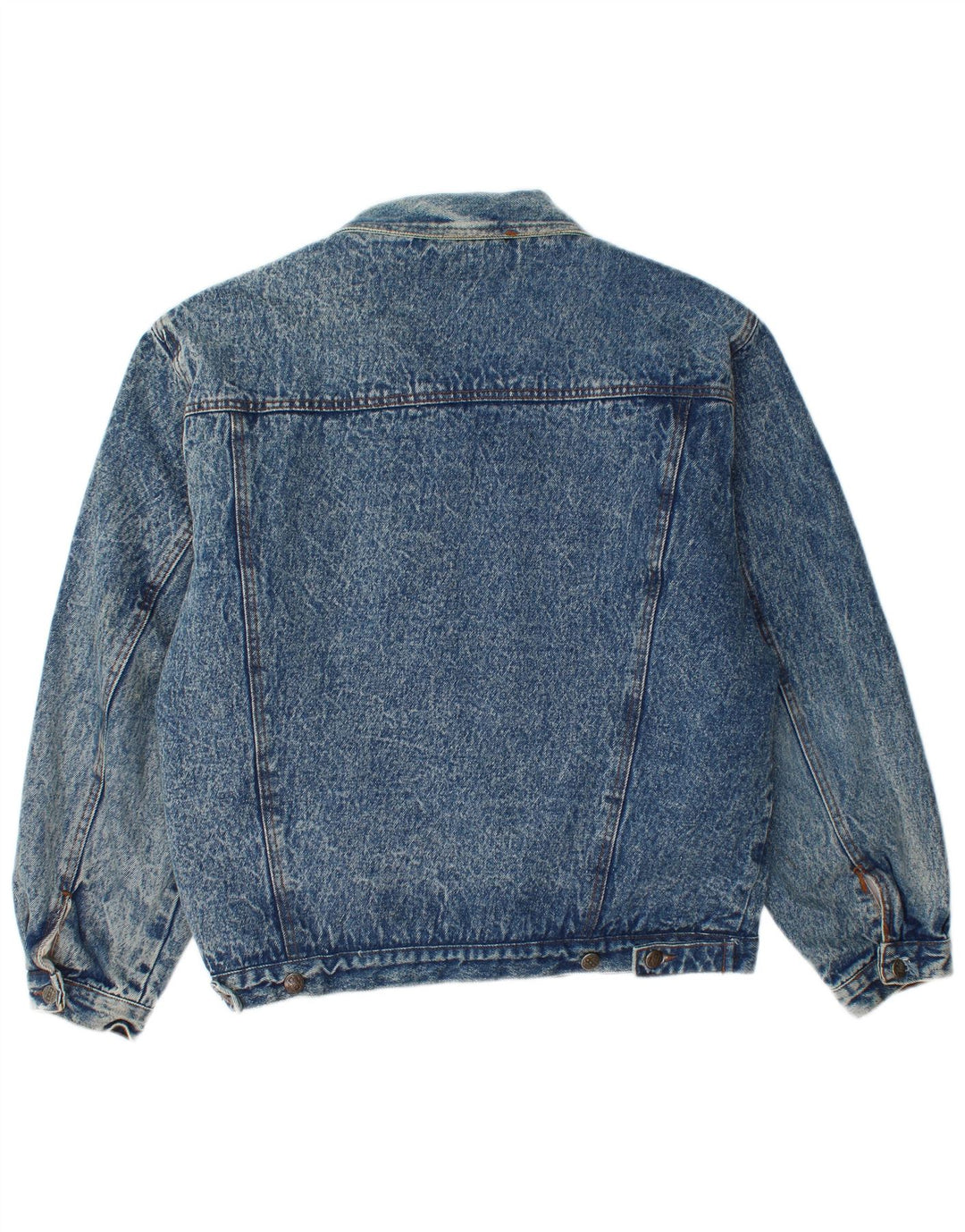 Jachetă de blugi Sherpa Vintage pentru bărbați IT 48, bumbac albastru mediu