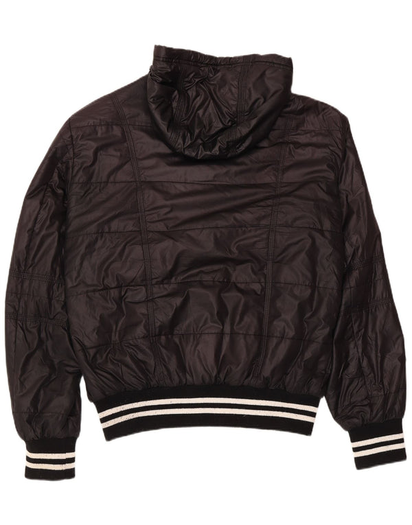 Jachetă căptușită cu glugă pentru bărbați Kappa UK 42 XL Poliester negru