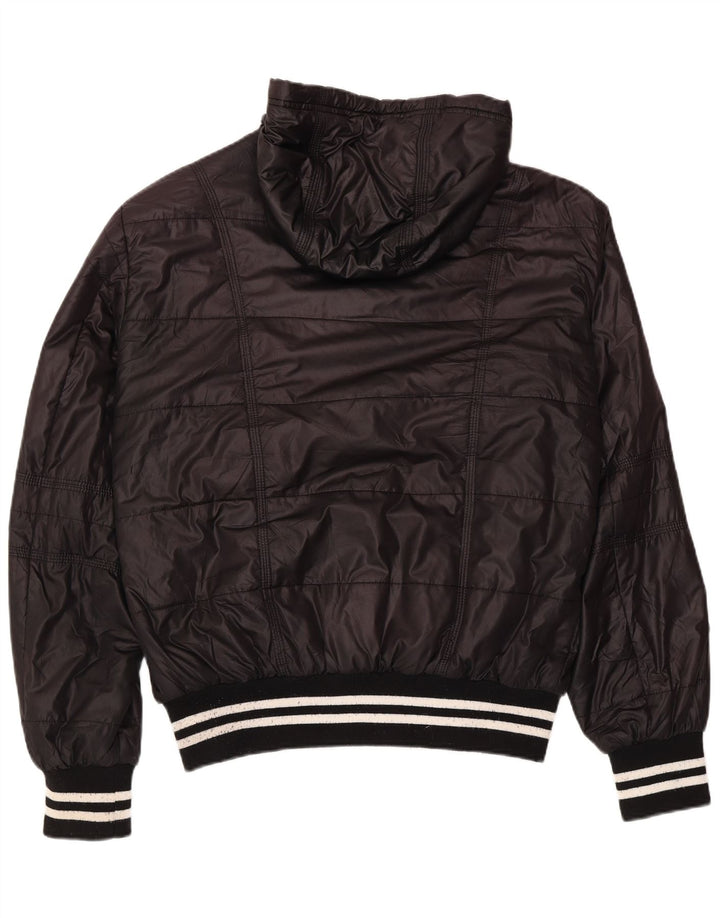 Jachetă căptușită cu glugă pentru bărbați Kappa UK 42 XL Poliester negru