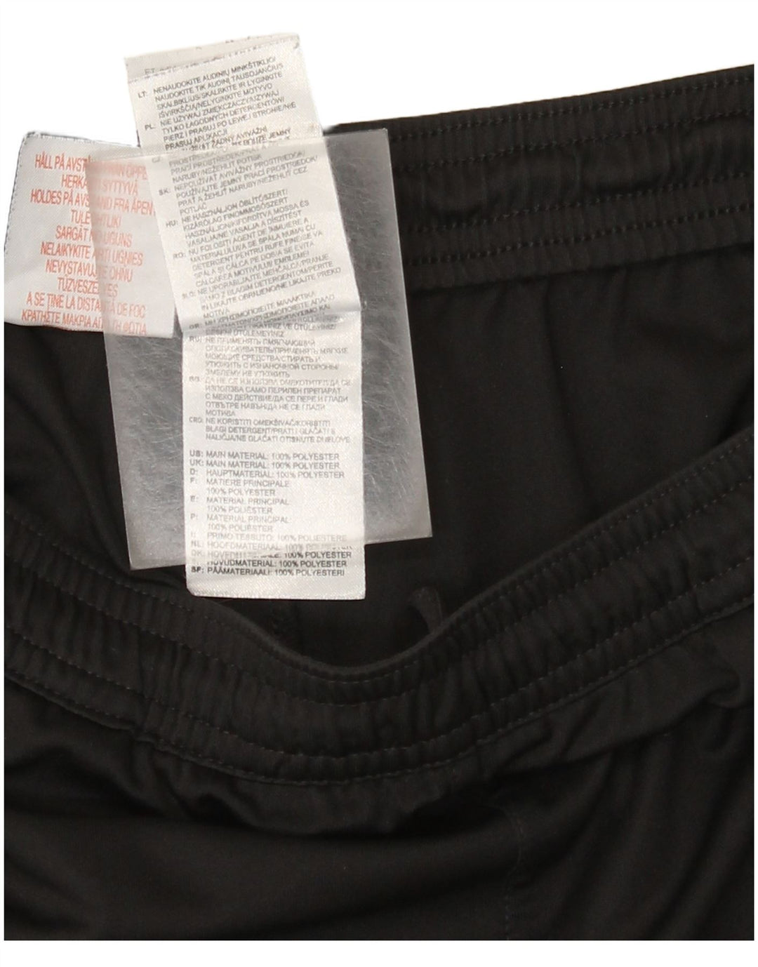 Pantaloni scurți sport adidas băieți 15-16 ani poliester negru