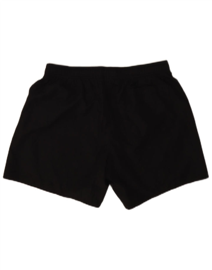 Pantaloni scurți sport grafic pentru bărbați Emporio Armani, poliamidă neagră medie