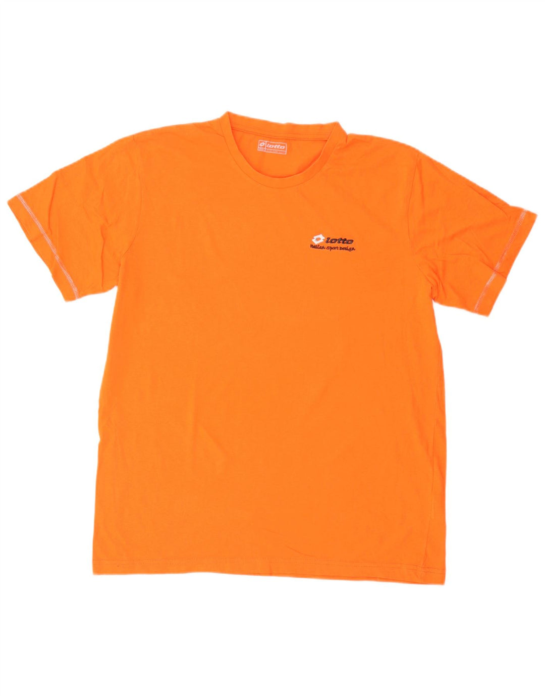 Tricou Bărbați Lotto Top 2XL Bumbac Portocaliu