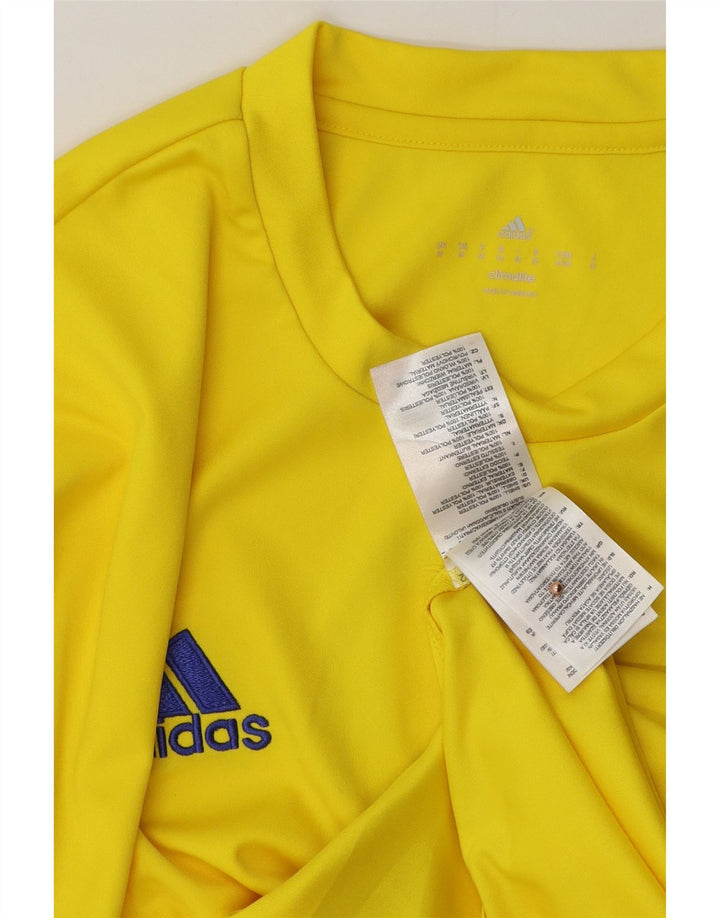 Tricou Adidas Climalite Graphic Top Medium Galben Poliester