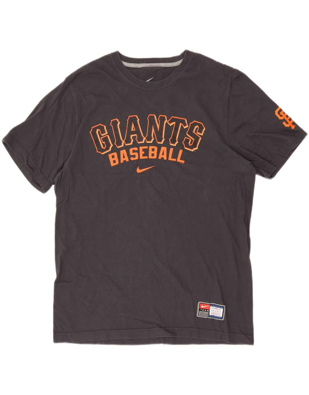 Tricou grafic pentru bărbați San Francisco Giants, cu croială obișnuită, mare, gri