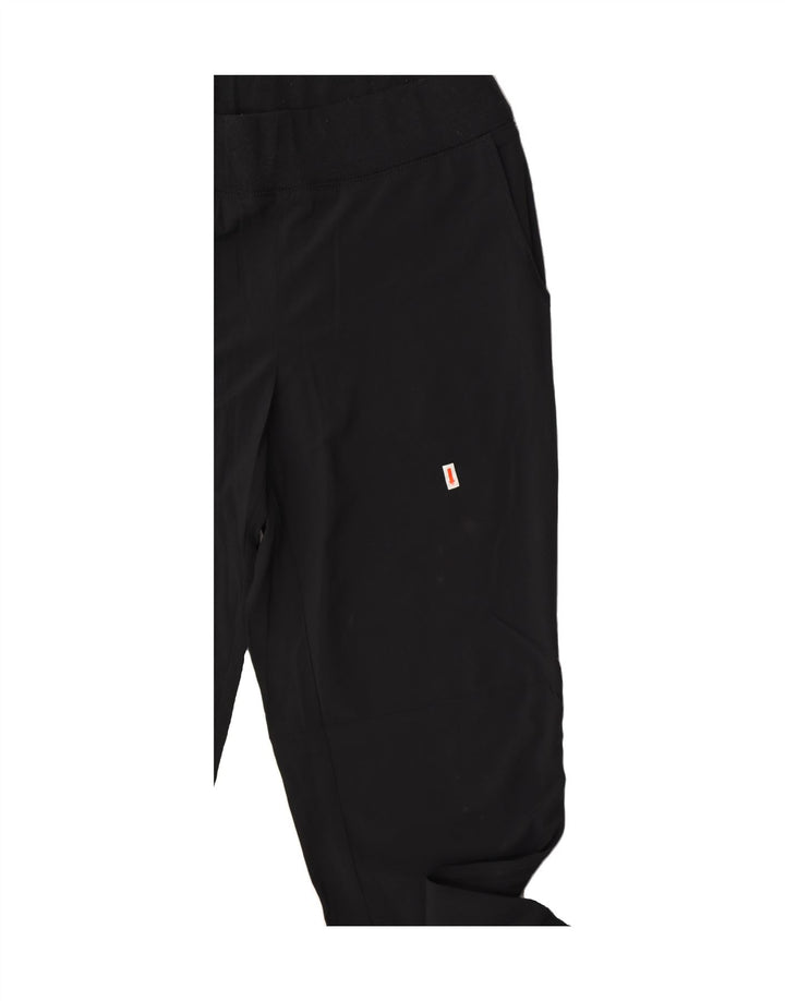 EDDIE BAUER Womens Tracksuit Trousers Joggers UK 14 Medium Black Polyester Vintage Eddie Bauer and Second-Hand Eddie Bauer from Messina Hembry 