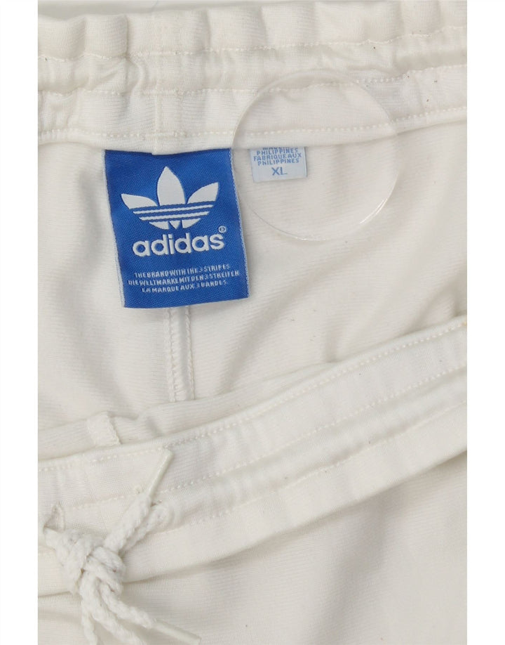 Pantaloni de trening pentru bărbați ADIDAS Pantaloni de jogging XL Poliester alb