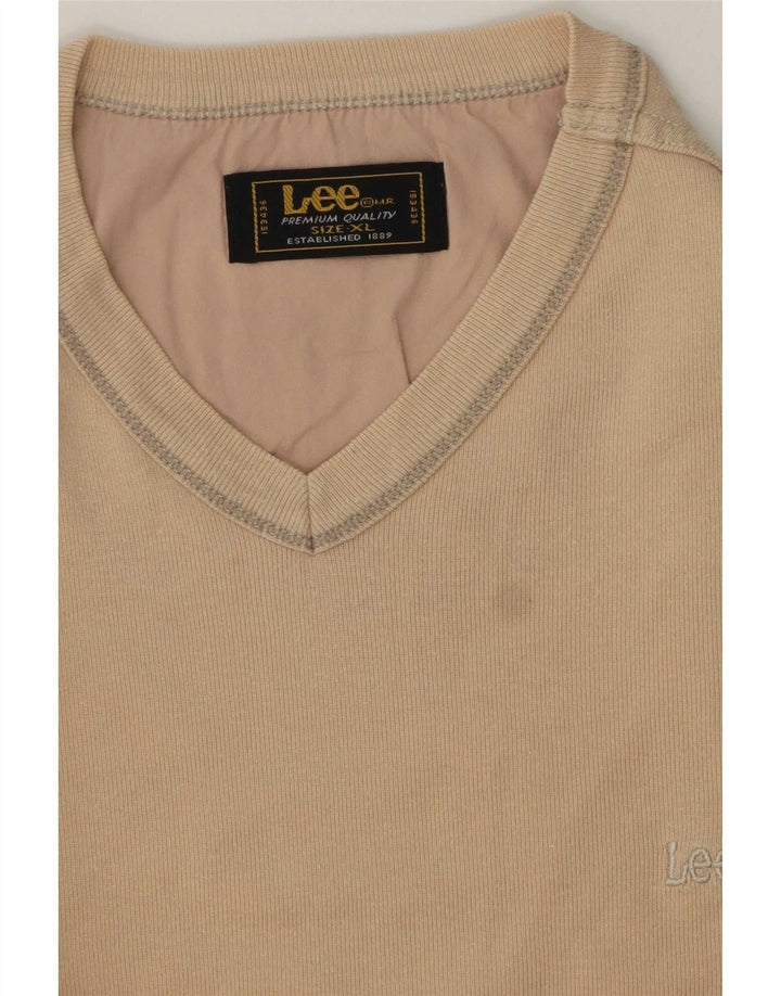 Tricou pentru bărbați Lee Top XL Bej