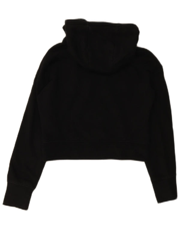 Jumper Nike Fete Graphic Crop Hoodie 10-11 ani Bumbac mediu negru