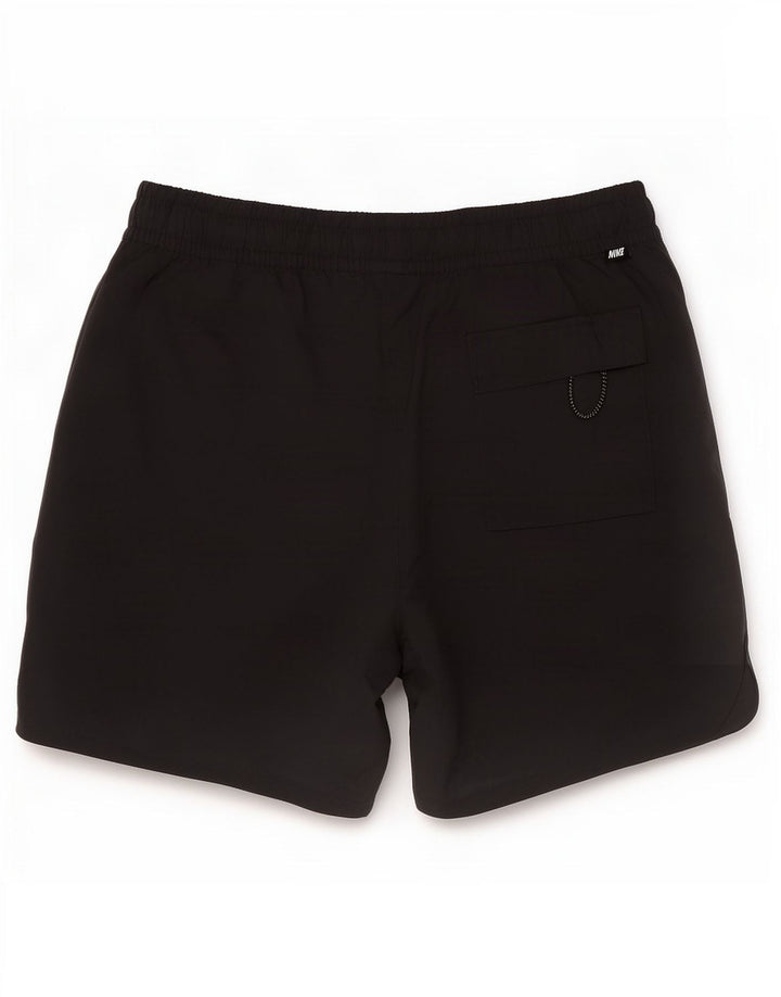 Pantaloni scurți de înot Nike pentru bărbați, poliester negru mic