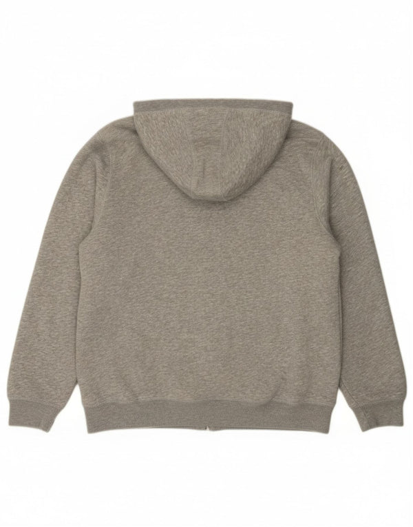 Gap Pulover cu capotă cu fermoar, cu grafică, pentru femei, UK 18 XL, bumbac gri
