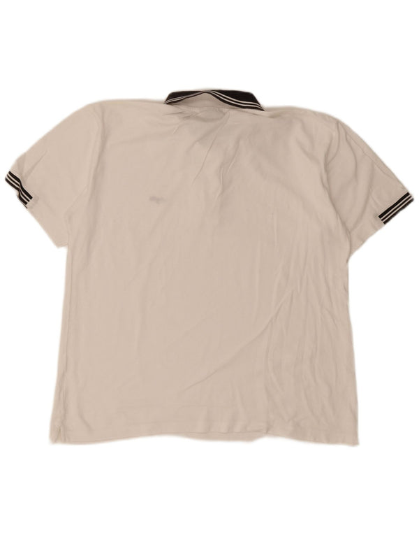 Tricou polo rugby pentru bărbați Lotto 2XL cu dungi albe