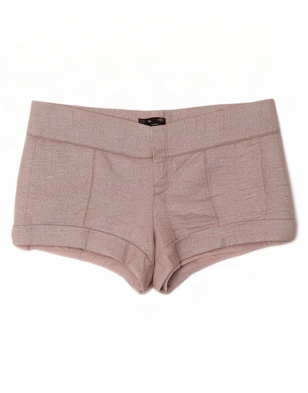 Pantaloni de damă Zara Trafaluc Hot Pants EU 40 Medium W30 Bumbac argintiu