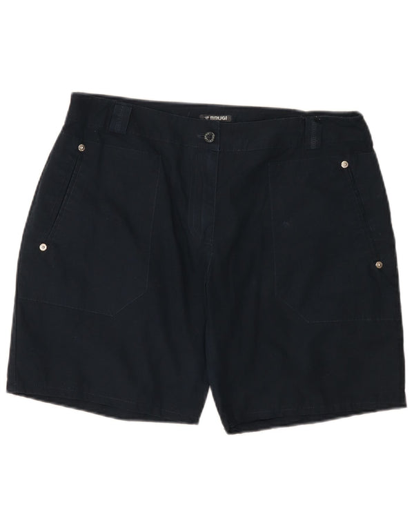 Pantaloni scurti chino Brugi pentru femei UK 14 Large W32 Bleumarin Bumbac