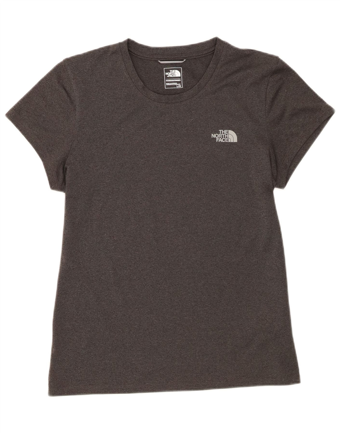 Tricou The North Face pentru femei Top UK 14 Large Gri Poliester