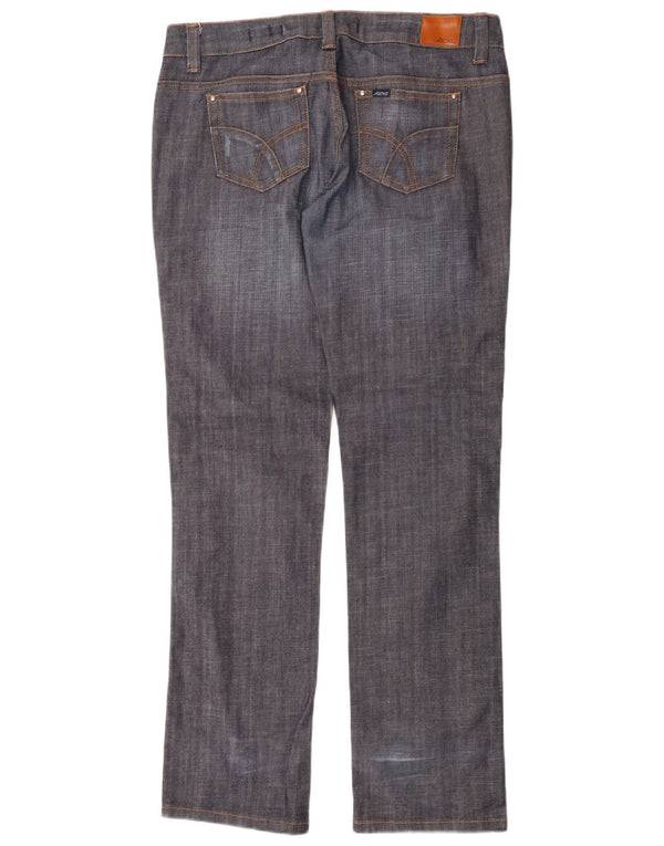 Blugi drepti LEE Riders pentru femei cu talie joasă US 12 mare W34 L33 bleumarin