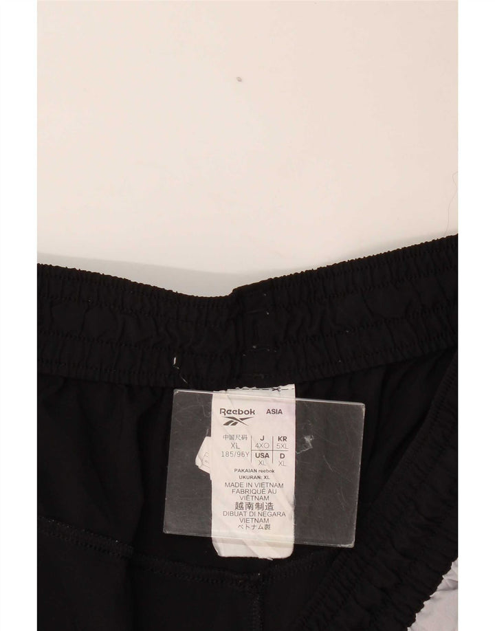 Pantaloni scurți sport grafic Reebok pentru bărbați XL, negru, poliester color bloc