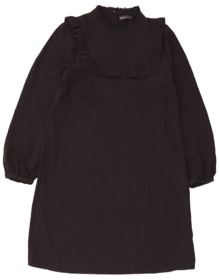 Rochie schimbătoare cu mânecă lungă pentru femei Marks & Spencer UK 12 Medium Black