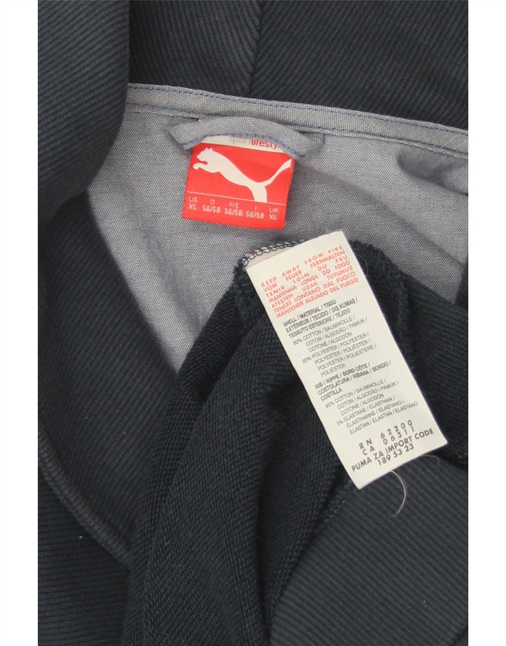 Jachetă de trening pentru bărbați Puma, XL, bumbac, albastru bleumarin
