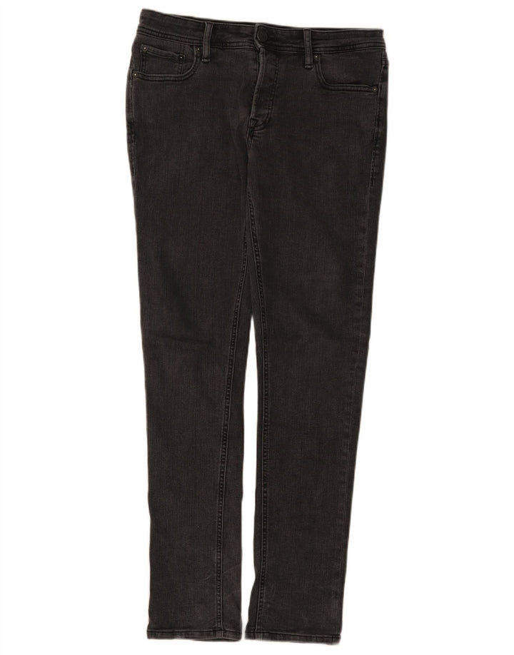 Blugi slim pentru bărbați Jack & Jones W31 L32 bumbac gri
