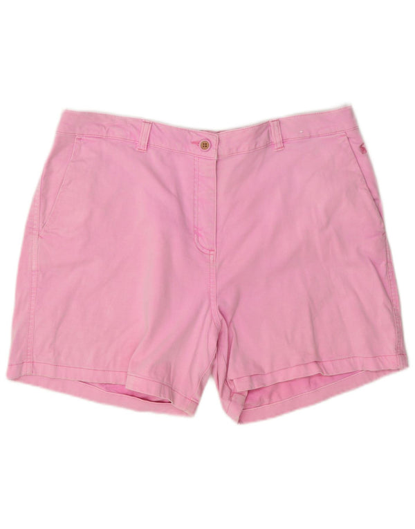 Pantaloni scurti chino Joules pentru femei UK 16 Large W34 Pink Bumbac
