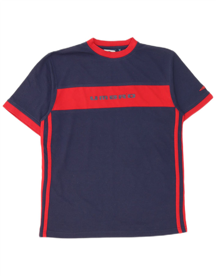 Tricou grafic pentru bărbați Umbro Top Mediu Bleumarin Poliester Bloc de culoare