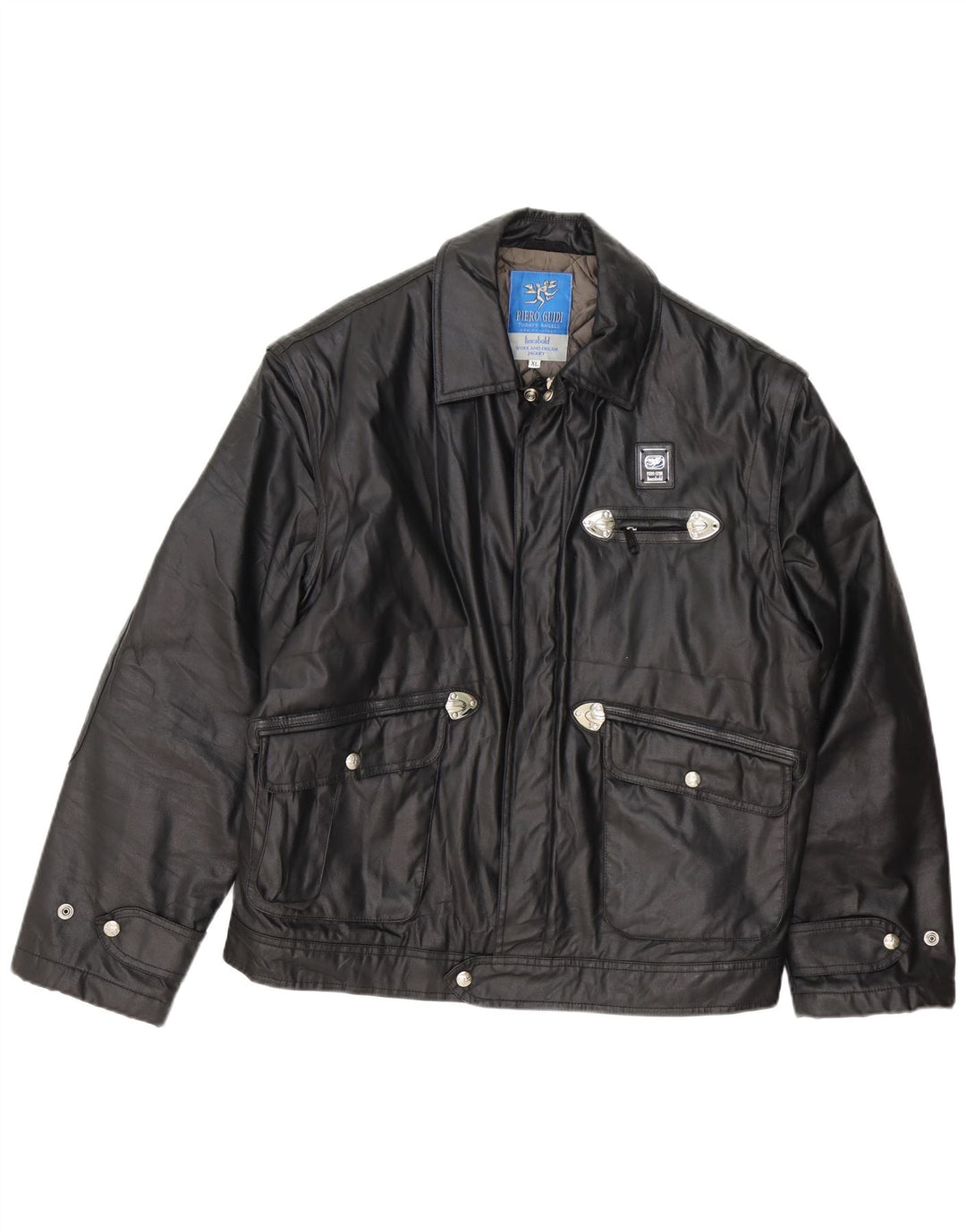 Piero Guidi Jachetă Utilitară pentru bărbați UK 42 XL Negru