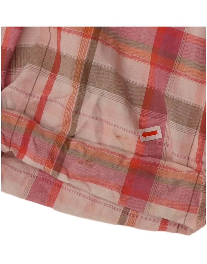 EDDIE BAUER Pantaloni scurti chino pentru femei US 6 Medium W32 Pink Check Bumbac