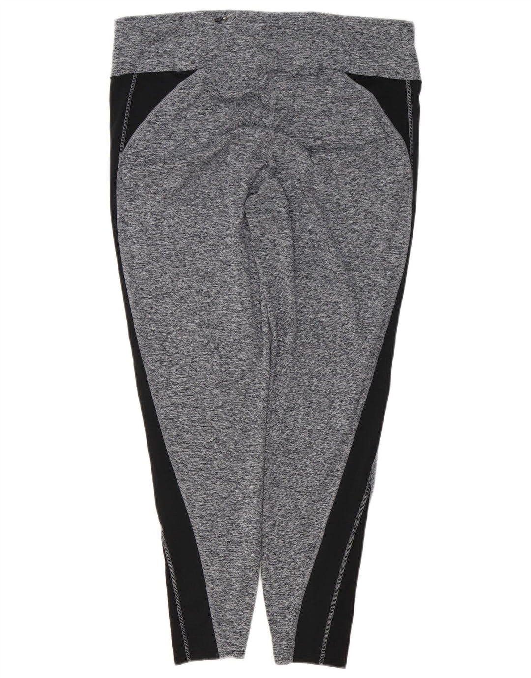 MARKS & SPENCER Leggings pentru femei UK 18 XL Gri Poliester color bloc